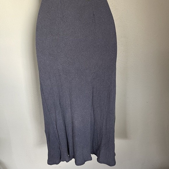 Basic Bodycon Tank Top Midi Dress Scoop Neck Rayon Below The Knee Length Size 6 - Picture 3 of 6